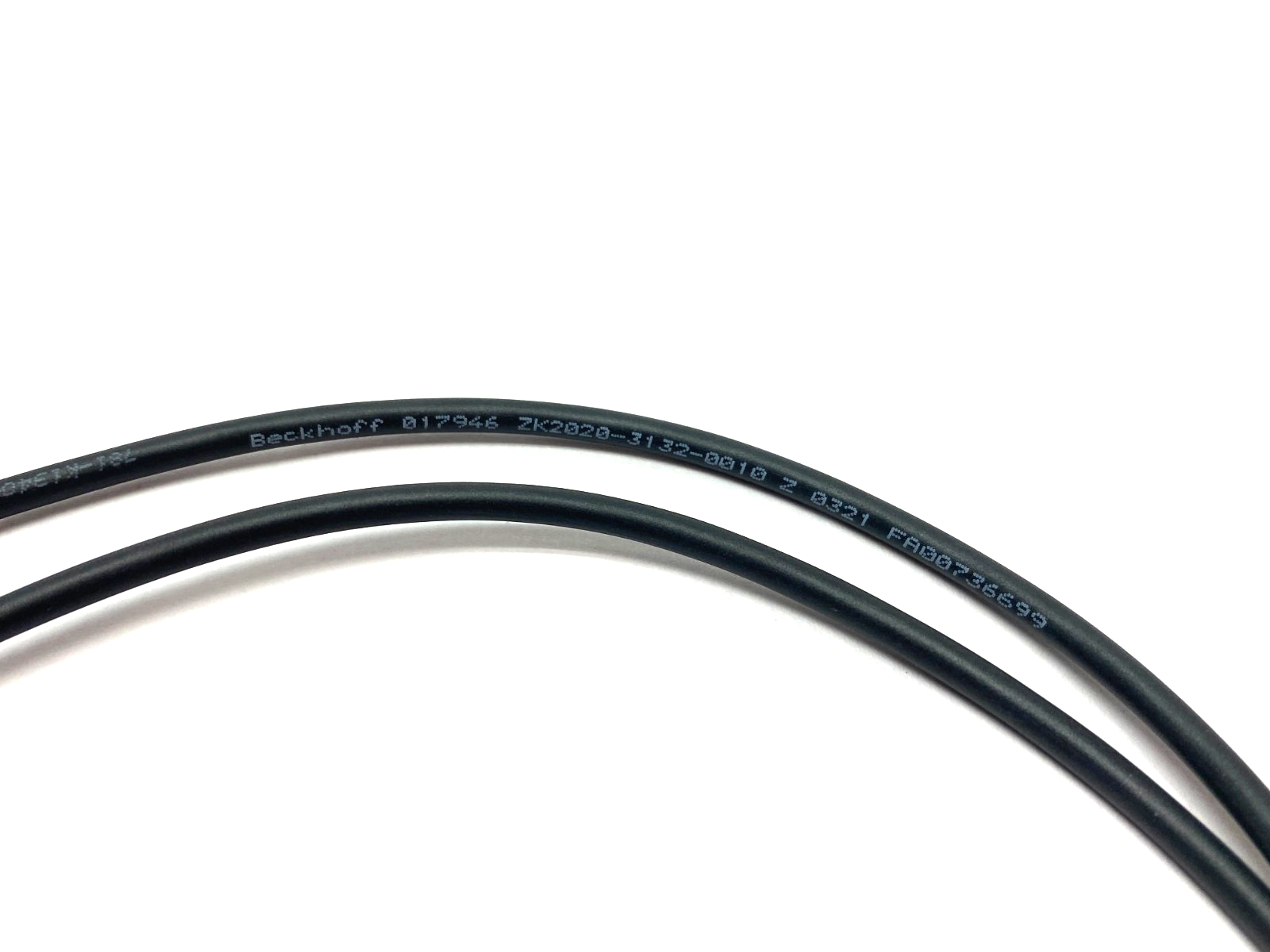 Beckhoff ZK2020-3132-0010 Double Ended Power Cable 1m M8 4-Pin 017946 - Maverick Industrial Sales