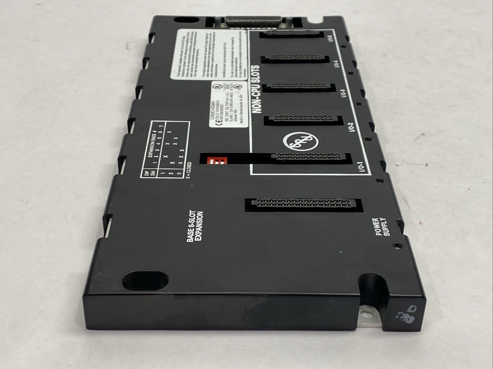 GE Fanuc IC693CHS398H 5-Slot Expansion Base EMI Enhanced - Maverick Industrial Sales