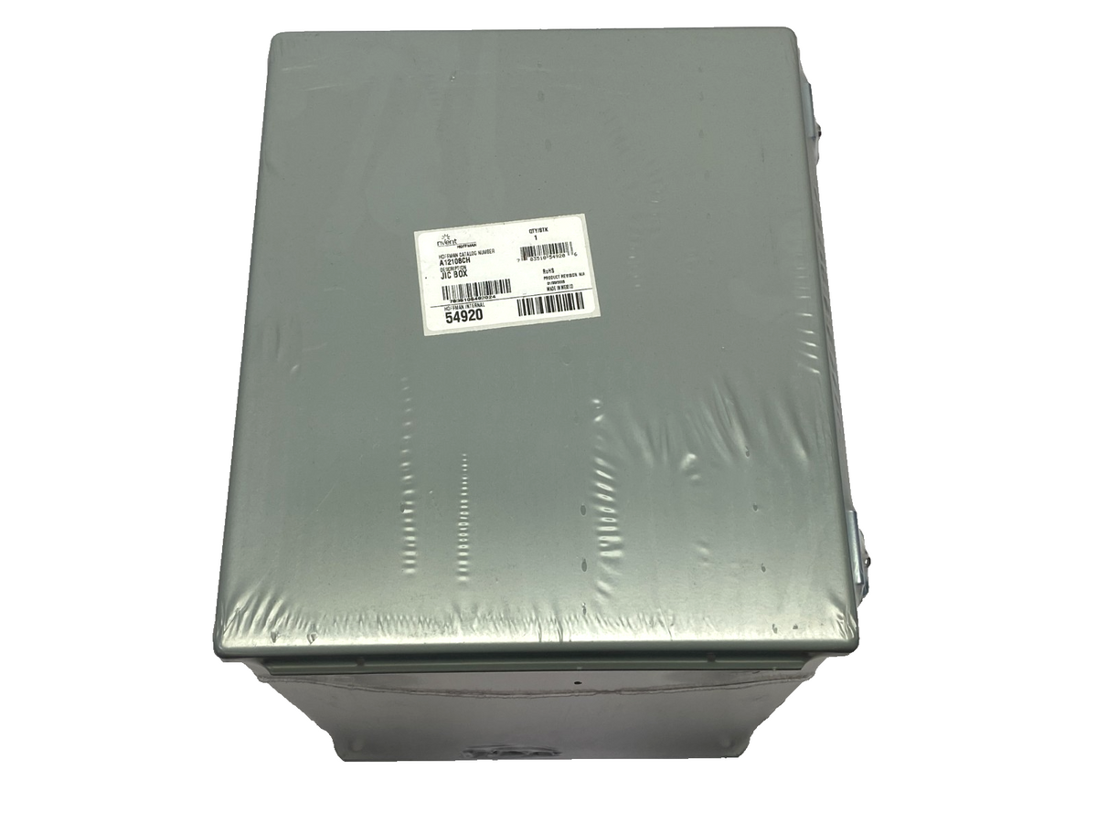 Hoffman nVent A12108CH Gray Continuous Hinge Enclosure w/ Clamps Type 12 54920 - Maverick Industrial Sales