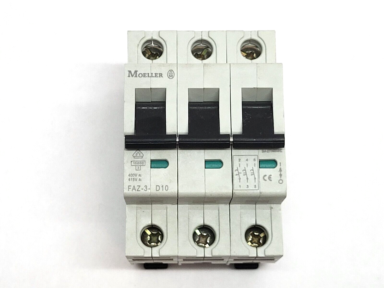 Moeller FAZ-3-D10 Circuit Breaker 3-Pole - Maverick Industrial Sales