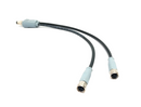 Conec 42-11615 Splitter Cable, M8 4-Pin Male To x2 M8 4-Pin Female, 0.25m Length - Maverick Industrial Sales