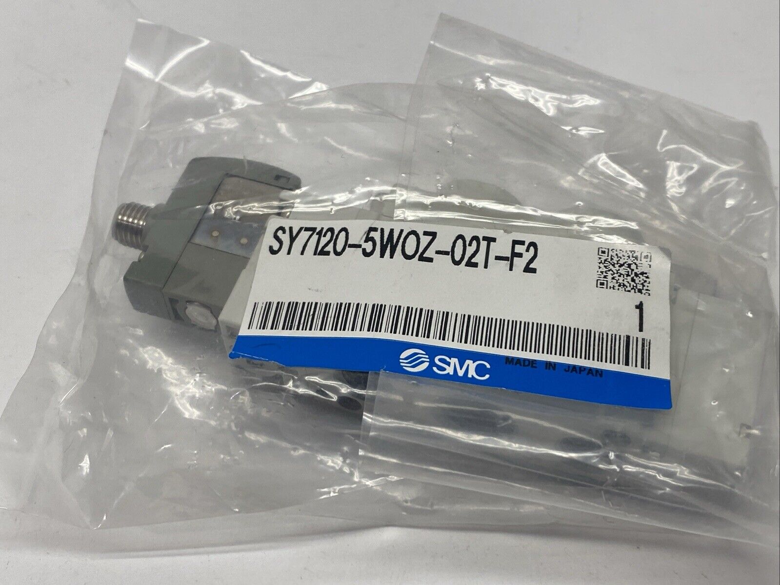 SMC SY7120-5WOZ-02T-F2 Pneumatic Solenoid Valve 5-Port - Maverick Industrial Sales