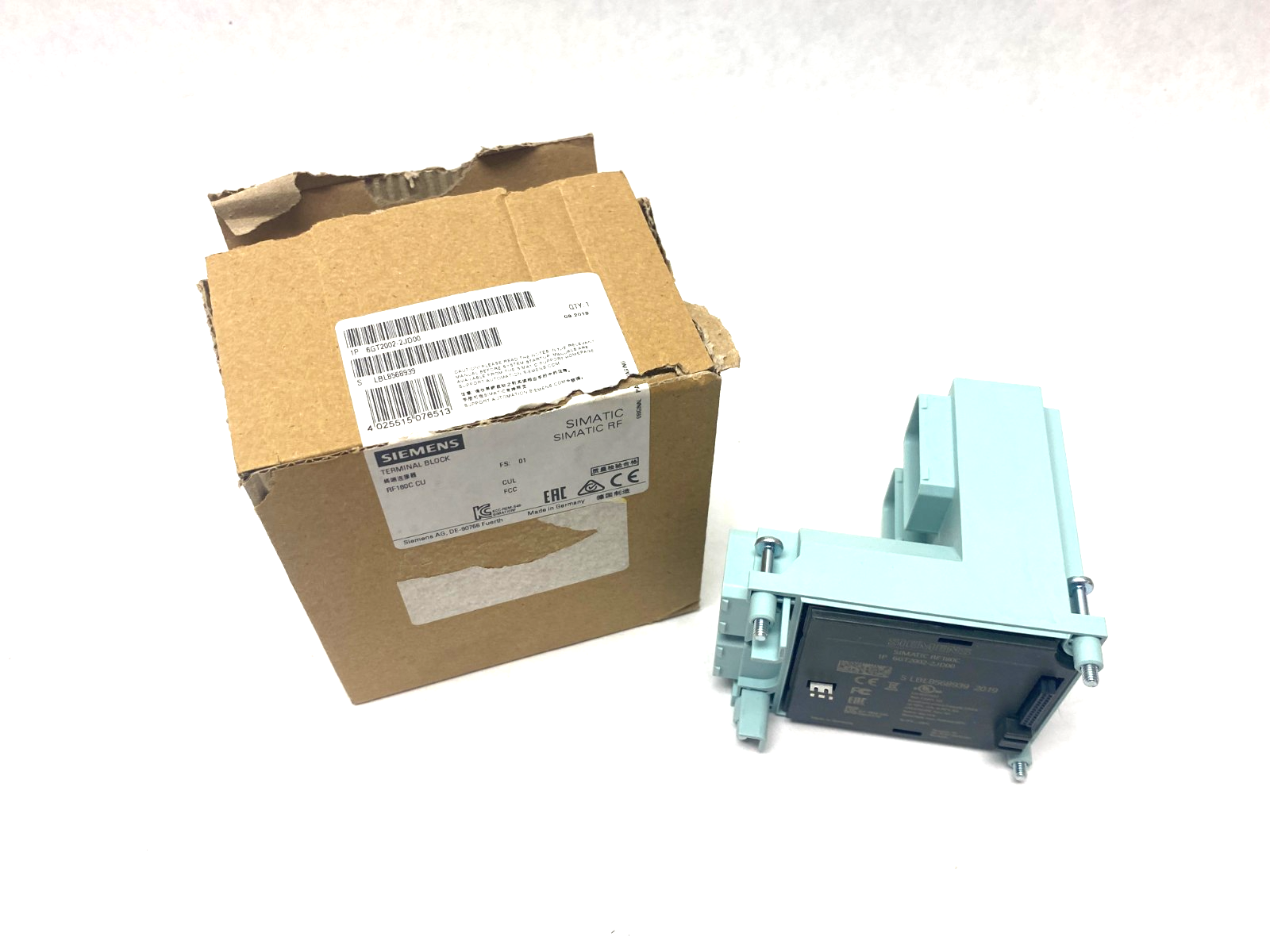Siemens 6GT2002-2JD00 SIMATIC RF Ethernet Connection Terminal RF180C CU - Maverick Industrial Sales