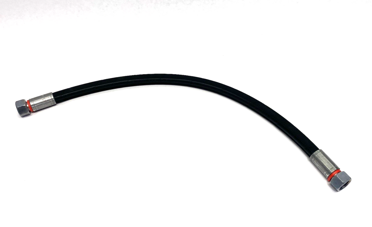 1SN DN12 WP 160bar Hydraulic Hose 2 Foot Length SAE100 R1S 1/2" 2320psi 4Q24 W40 - Maverick Industrial Sales
