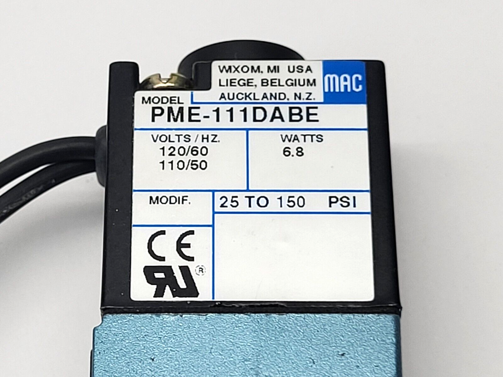 MAC Valves PME-111DABE Solenoid Valve - Maverick Industrial Sales