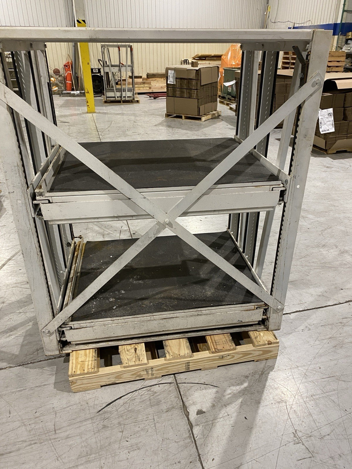 SI 2000 42X34-2-60 | Proper Storage Systems Die Shelving Manual Roll Out Storage - Used - Maverick Industrial Sales