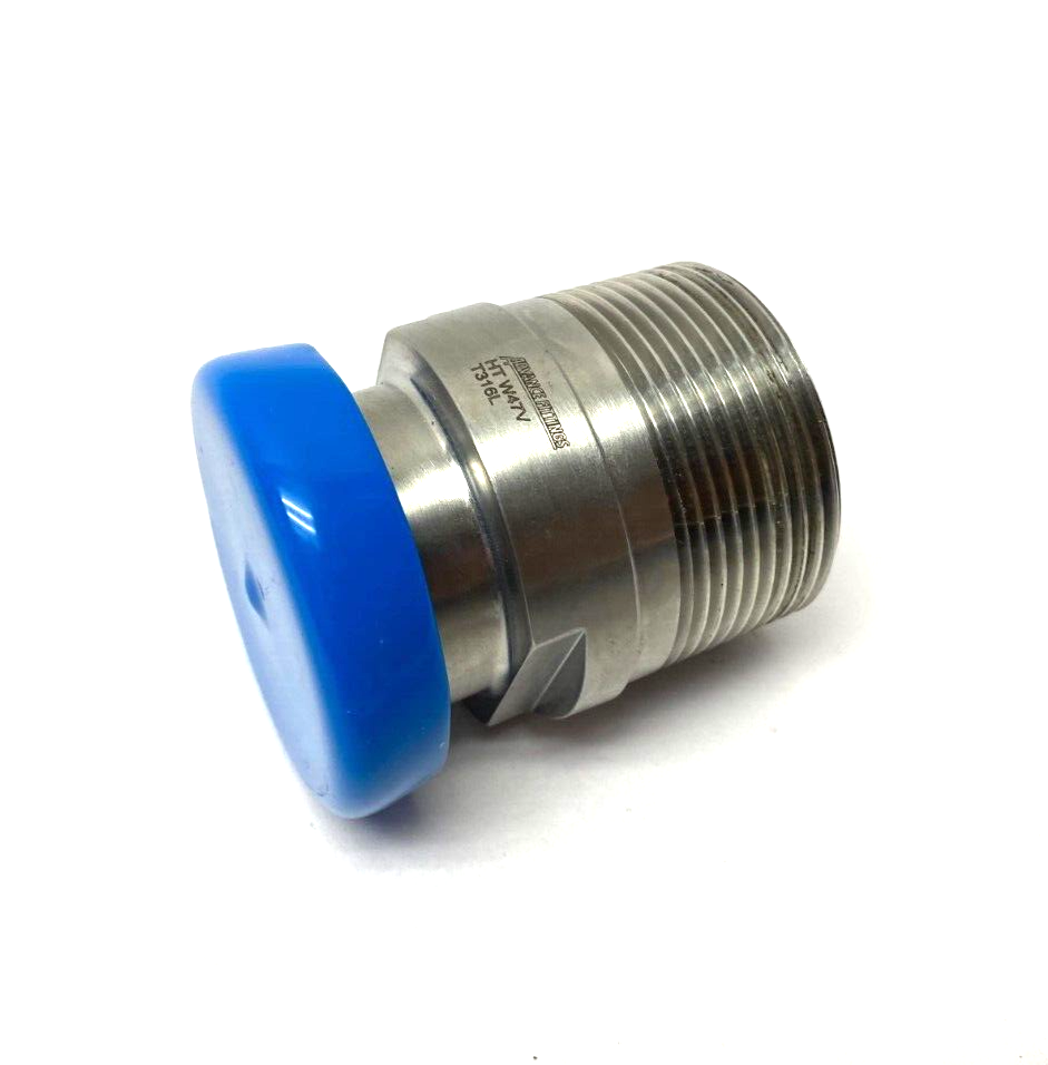 A21MP-1.5-PL-316L | Advance Fittings Hygienic Clamp to Male NPT Thread Fitting - New Other - Maverick Industrial Sales