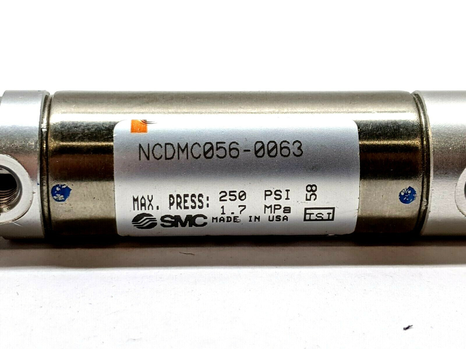 SMC NCDMC056-0063 Pneumatic Cylinder 9/16" Bore 5/8" Stroke Double Acting - Maverick Industrial Sales