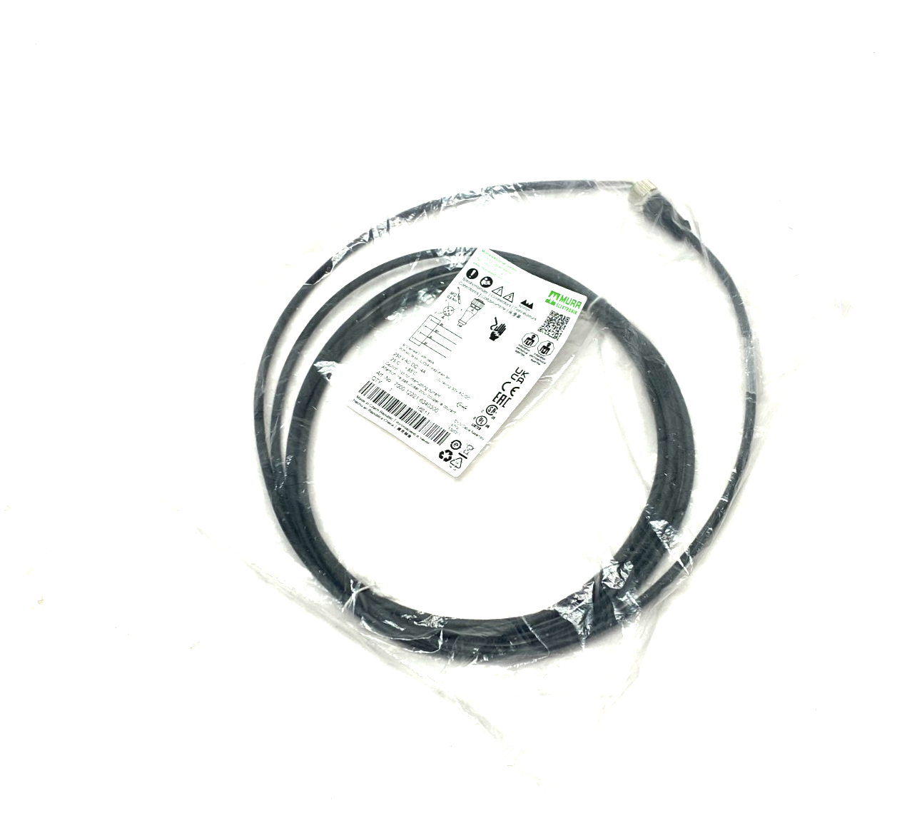 Murrelektronik 7000-12221-6340300 Single Ended M12 Female 0° A-cod. Cordset - Maverick Industrial Sales