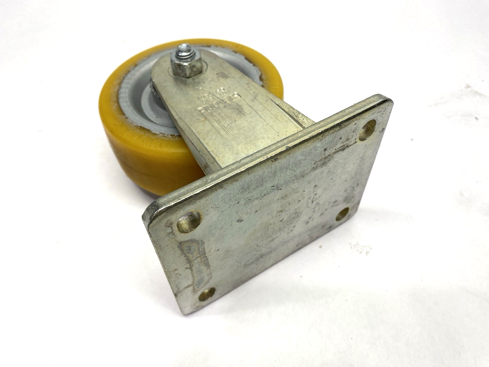 N/A | Blickle Heavy Duty Welded Steel Fixed Caster 125mm Wheel Dia. x 50mm Wheel Width - Used - Maverick Industrial Sales