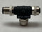 Escha 6030664 T-Connector M12 2x Female 1x Male 5-Pin - Maverick Industrial Sales