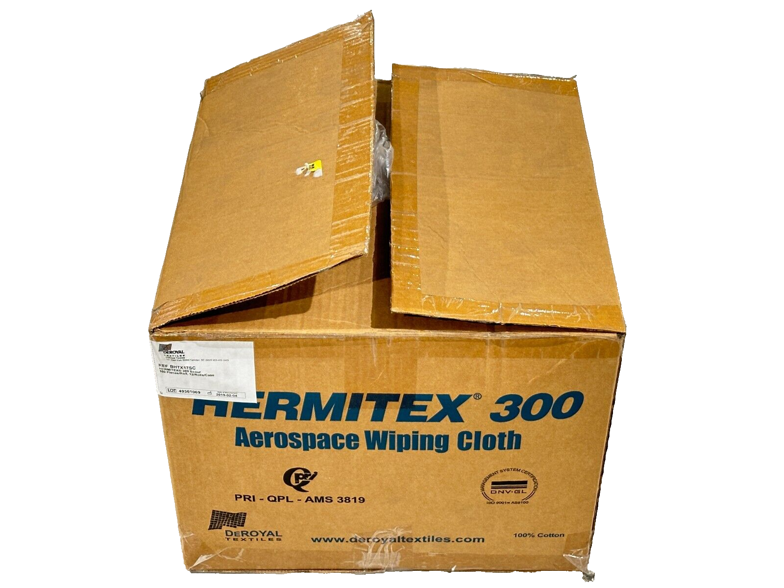 Deroyal BHTX17SC Hermitex 300 Scour 100pcs/Roll 10 Rolls - Maverick Industrial Sales