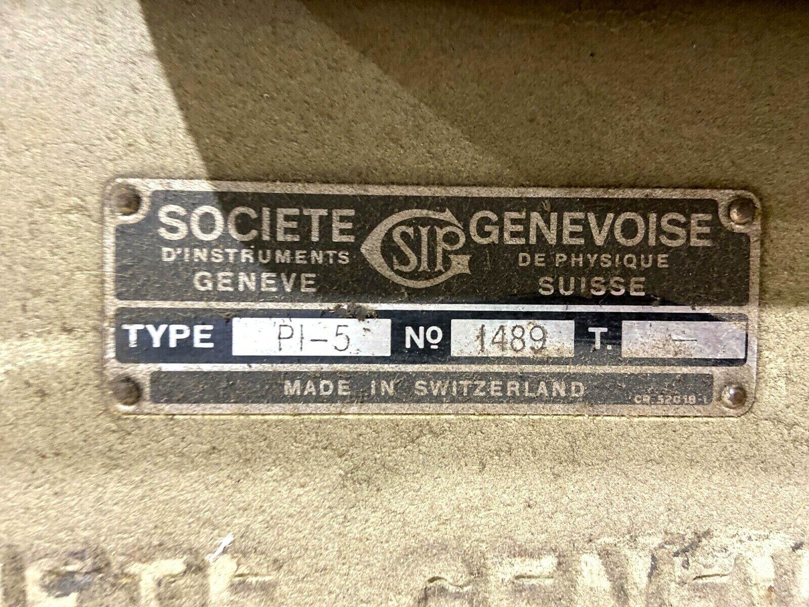 Societe Genevoise PI-5 Rotary and Tilting Table 17-3/4" Diameter - Maverick Industrial Sales