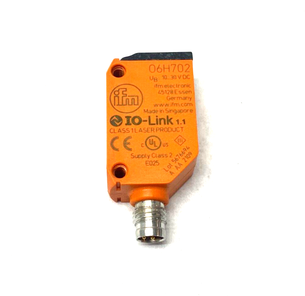Ifm O6H702 Diffuse Reflection Sensor Background Suppression O6HLFPKG/AS/4P - Maverick Industrial Sales