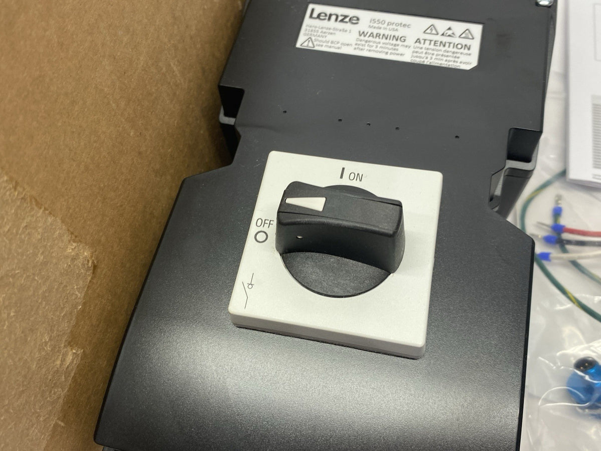 Lenze I55AP137F2A711K06S i550 protec VFD w/ IO-Link 3PE 400/480V AC 16488618 - Maverick Industrial Sales