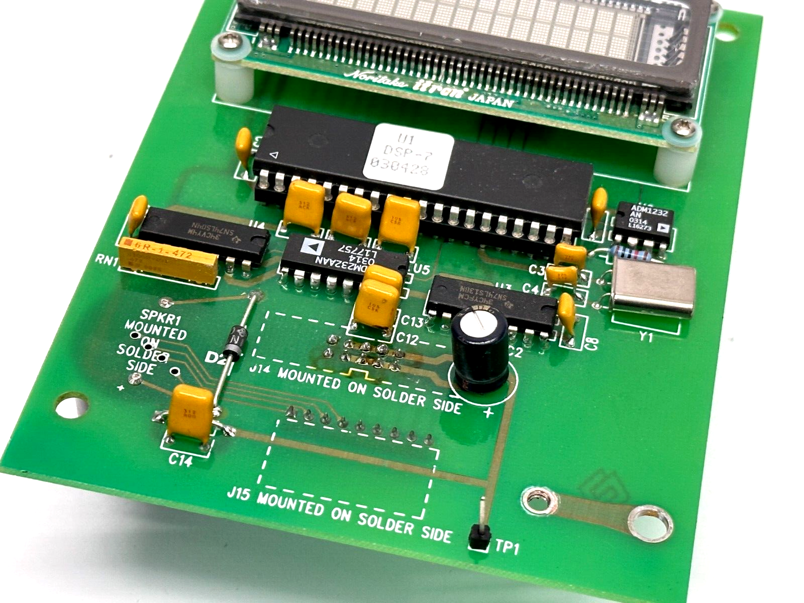 B-11636 Rev-C 060404 PCB Board Assembly w/ Noritake CU16025ECPB-W6J Itron VFD - Maverick Industrial Sales