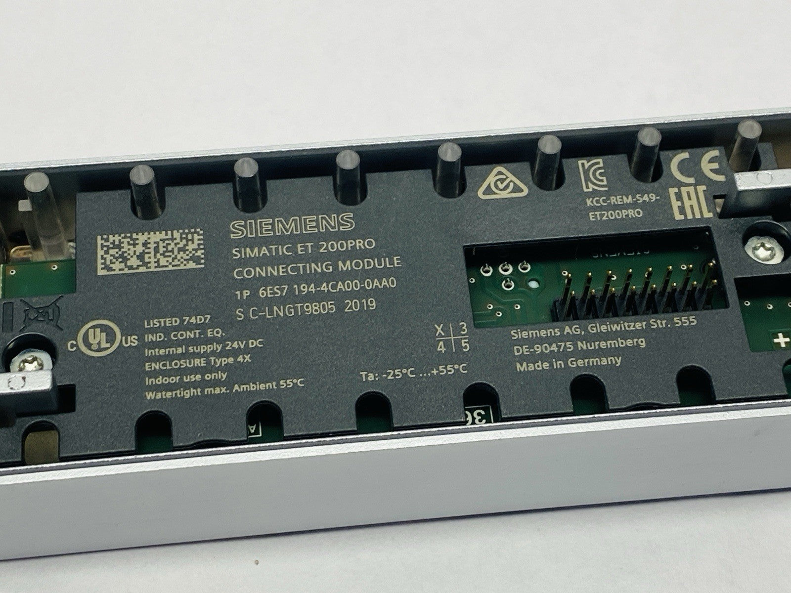Siemens 6ES7194-4CA00-0AA0 SIMATIC ET 200PRO Connecting Module - Maverick Industrial Sales