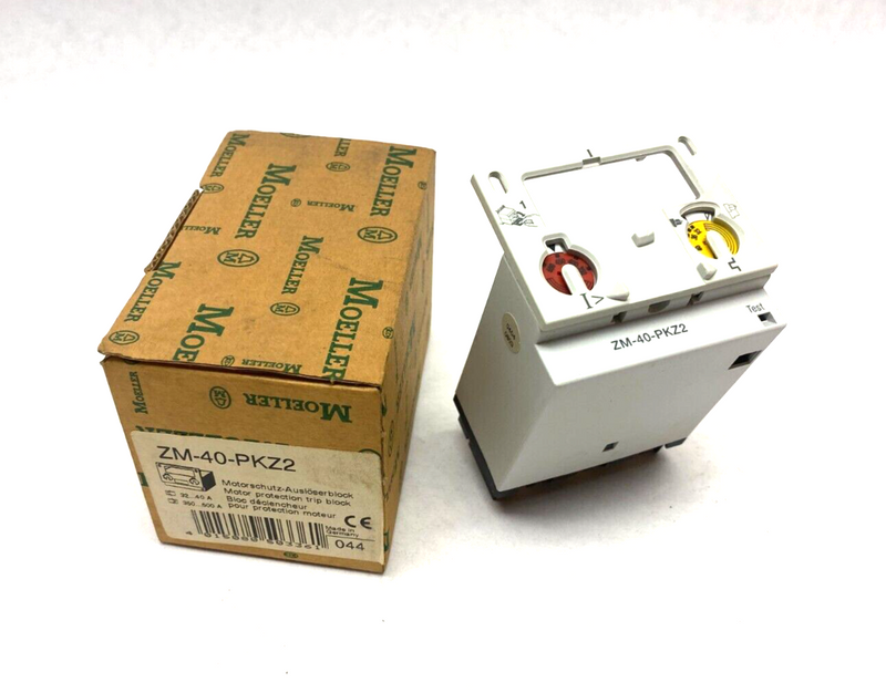 Moeller ZM-40-PKZ2 Adjustable Motor Protection Trip Block 32-40A, 350-500A - Maverick Industrial Sales