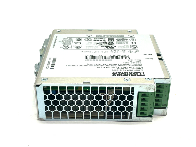 Phoenix Contact QUINT-PS/1AC/24DC/ 5 Power Supply Unit 2866750 - Maverick Industrial Sales