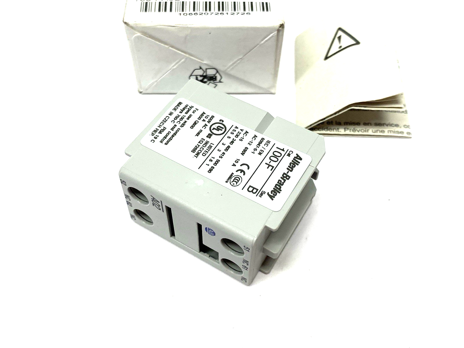 100-FA02 | Allen Bradley Ser. B Front Mount Auxiliary Contact - New – Open box - Maverick Industrial Sales