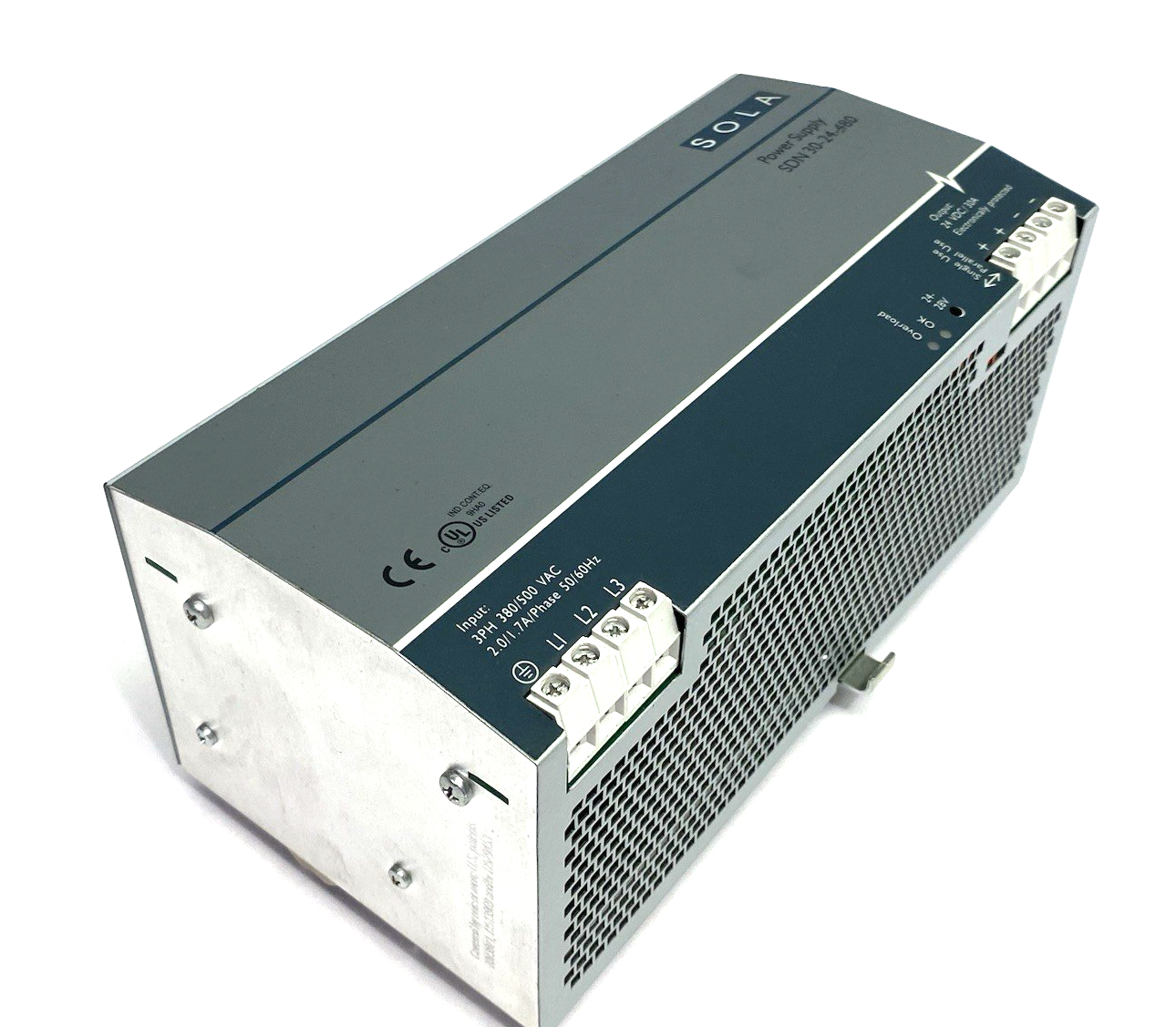 SDN 30-24-480 | Sola Hevi-Duty Power Supply DIN Rail Mount - Used - Maverick Industrial Sales