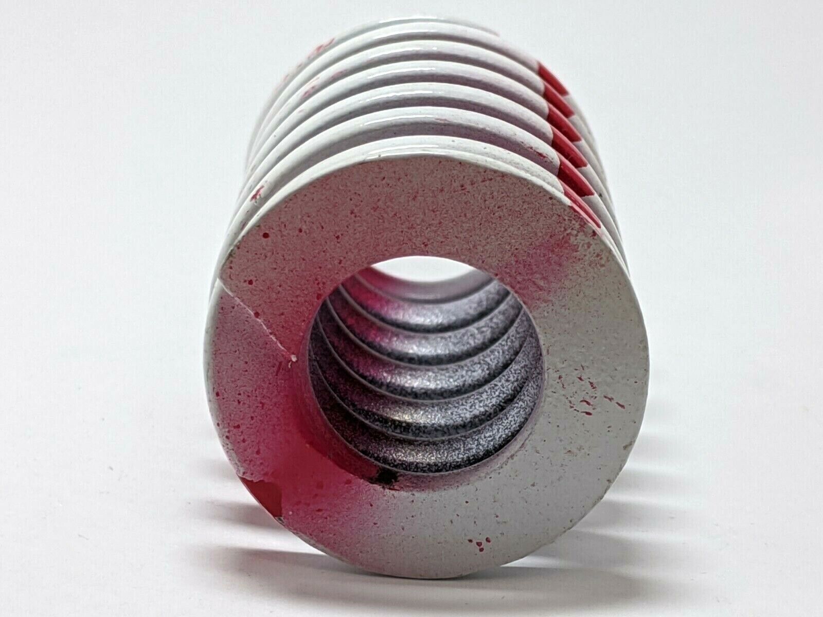 Associated Spring Raymond 205-608 Red/White Die Spring 32mm x 2”, 16mm Rod Dia. - Maverick Industrial Sales