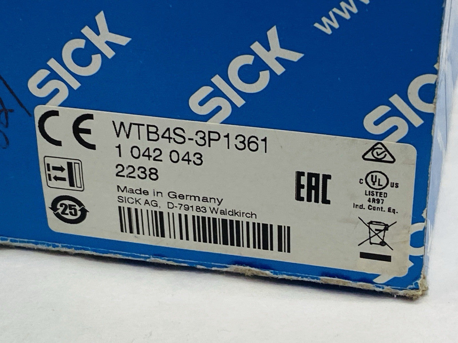 Sick WTB4S-3P1361 Photoelectric Sensor 1042043 - Maverick Industrial Sales