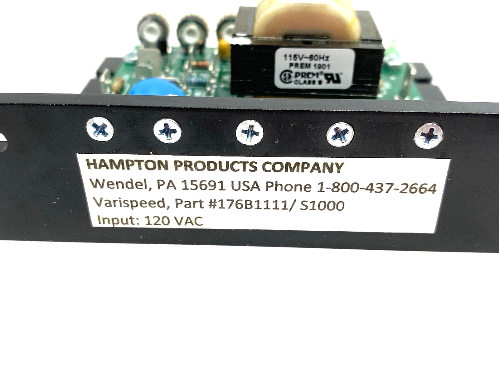 Hampton Products 176B1111 Vari Speed® S1000 Series DC Motor Speed Controller - Maverick Industrial Sales