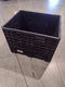 Orbis ULINE H-4052BL Collapsible Bulk Container 48 x 40 x 34" 1,500# Cap. BLACK - Maverick Industrial Sales