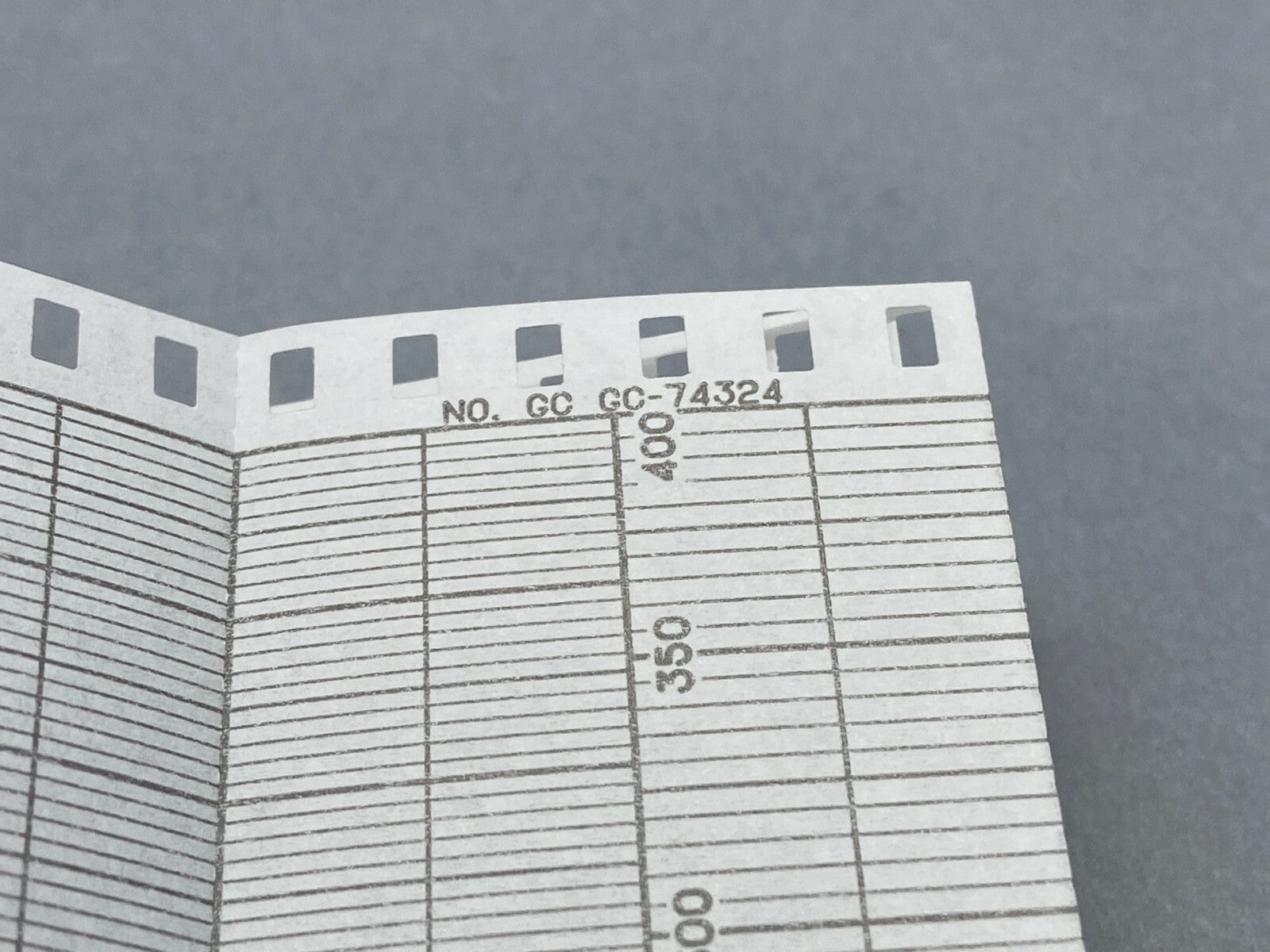 Graphic Controls GC-74324 Fanfold Strip Chart Paper 4-5/8" x 50' 31019337 - Maverick Industrial Sales