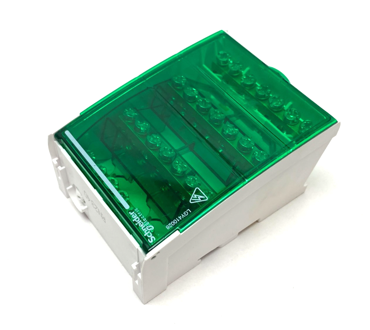 LGY410028 | Schneider Electric Linergy DS Screw Distribution Block, 4-Pole 100A - New – Open box - Maverick Industrial Sales