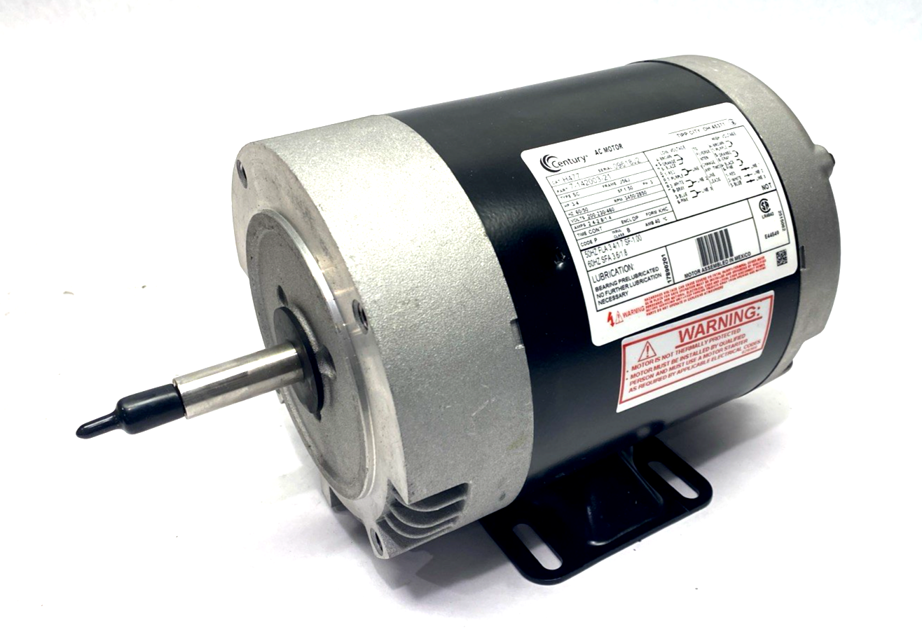 H477 | Century Motor 3PH 3/4HP J56J 200-230/460V 7-142003-21 - New – Open box - Maverick Industrial Sales