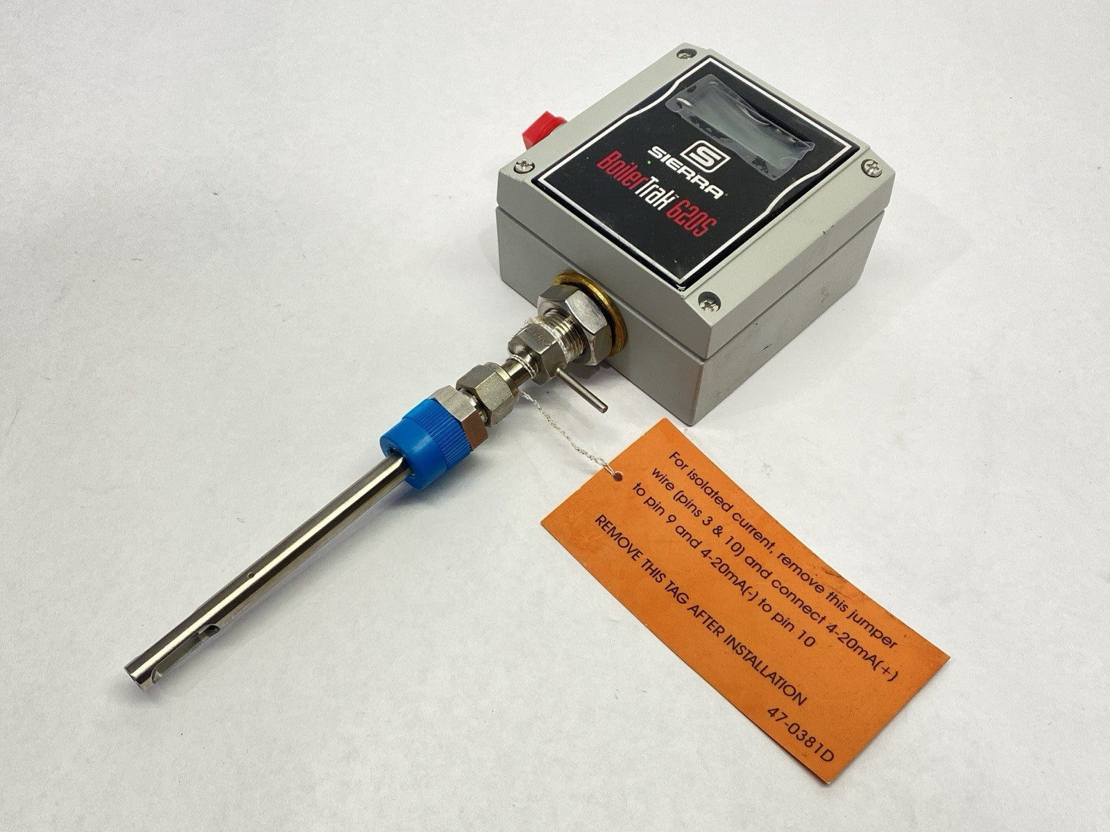 620S-BT-L06-M1-EN2-V4-DD-8 | Sierra BoilerTrak Insertion Thermal Mass Flow Meter - Used - Maverick Industrial Sales