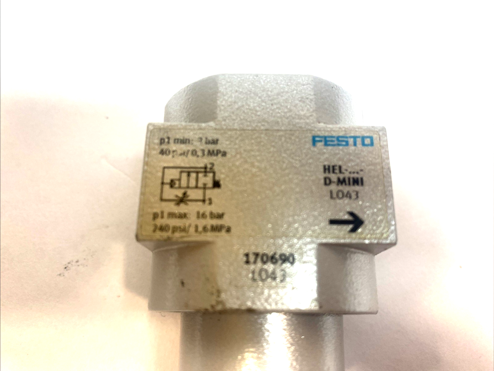 Festo HEL-D-MINI 170690 Start Valve 240psi - Maverick Industrial Sales