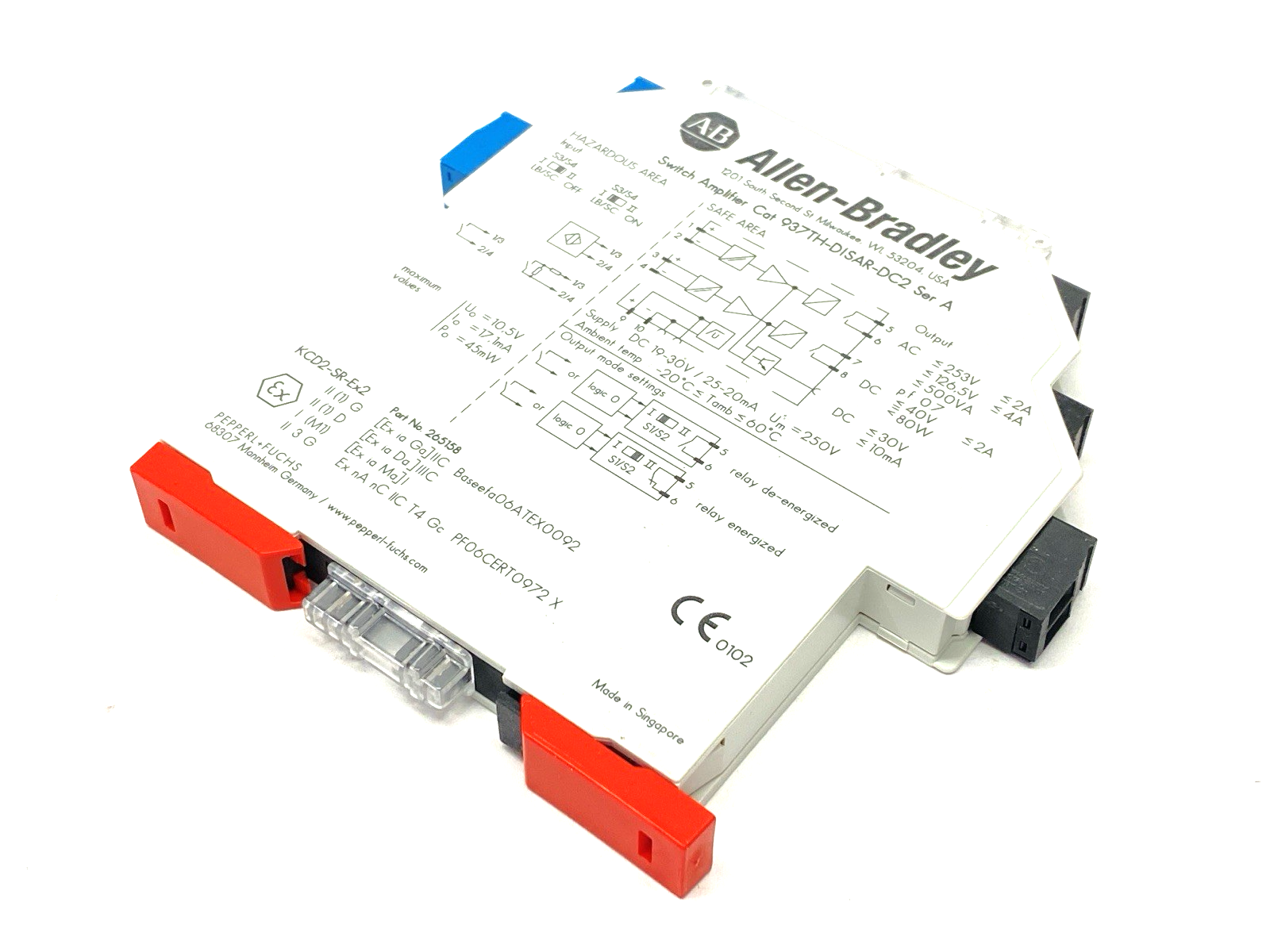 937TH-DISAR-DC2 | Allen Bradley Ser. A Switch Amplifier, Relay Output 2-Channel - New – Open box - Maverick Industrial Sales