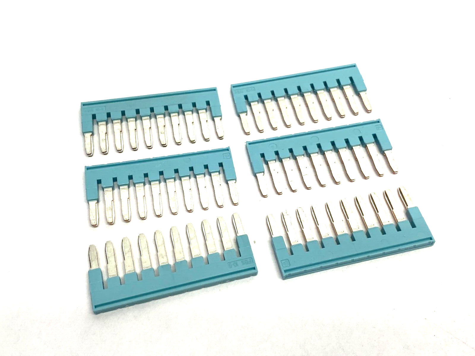 Siemens 8WH9020-6BL10 Plug-In Bridge Jumper Bar 10-Pole 5mm Space LOT OF 6 - Maverick Industrial Sales