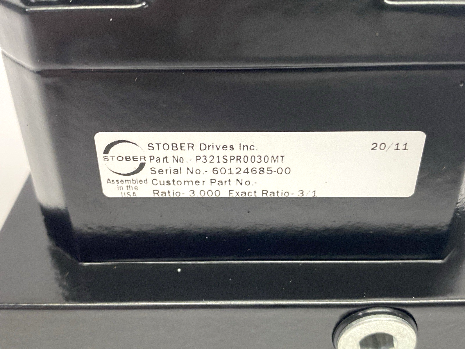 Stober P321SPR005030MT Planetary Gearbox 3:1 - Maverick Industrial Sales