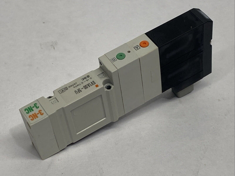 SMC SV1A00-5FU Pneumatic Solenoid Valve 5-Port 24VDC - Maverick Industrial Sales