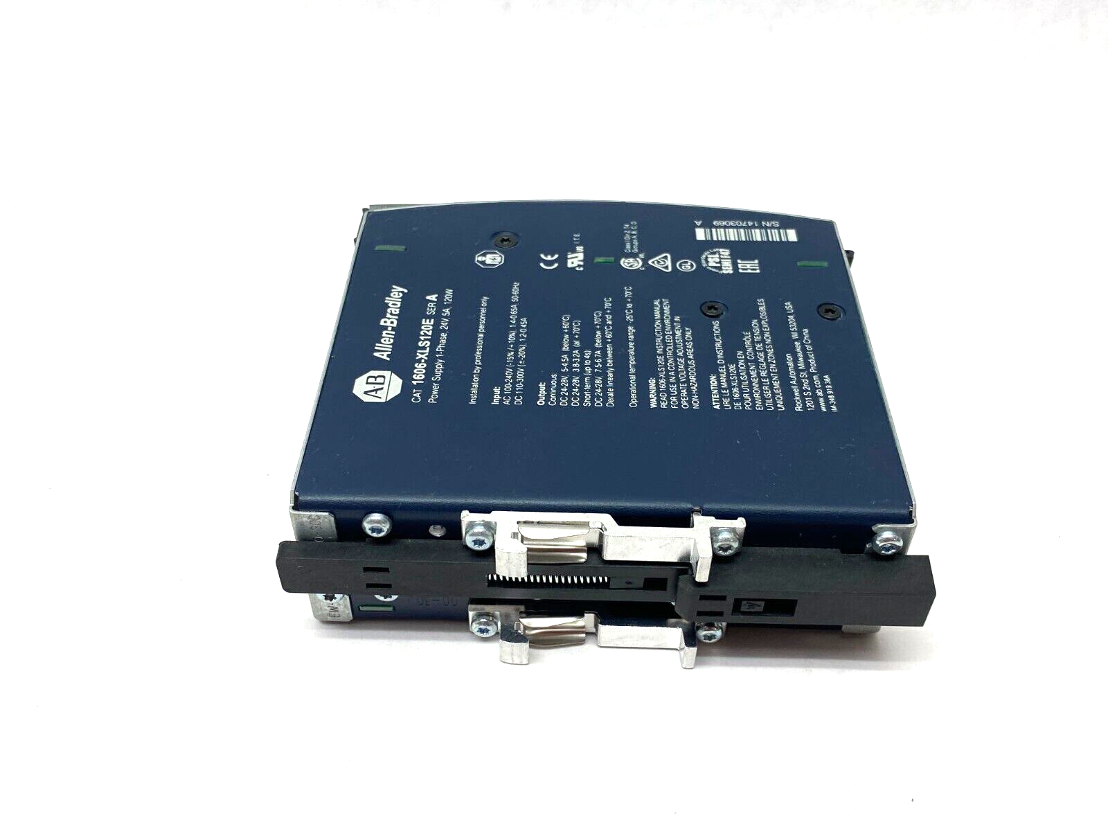 Allen Bradley 1606-XLS120E Ser. A Single Phase Power Supply 24VDC 5A - Maverick Industrial Sales