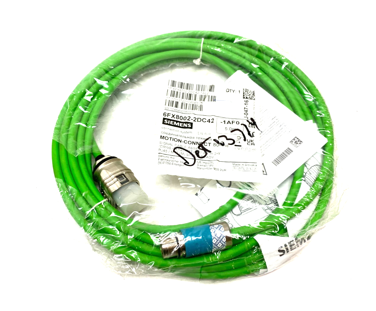 Siemens 6FX8002-2DC42-1AF0 Motion-Connect 800Plus Drive-Cliq Signal Cable Assem. - Maverick Industrial Sales