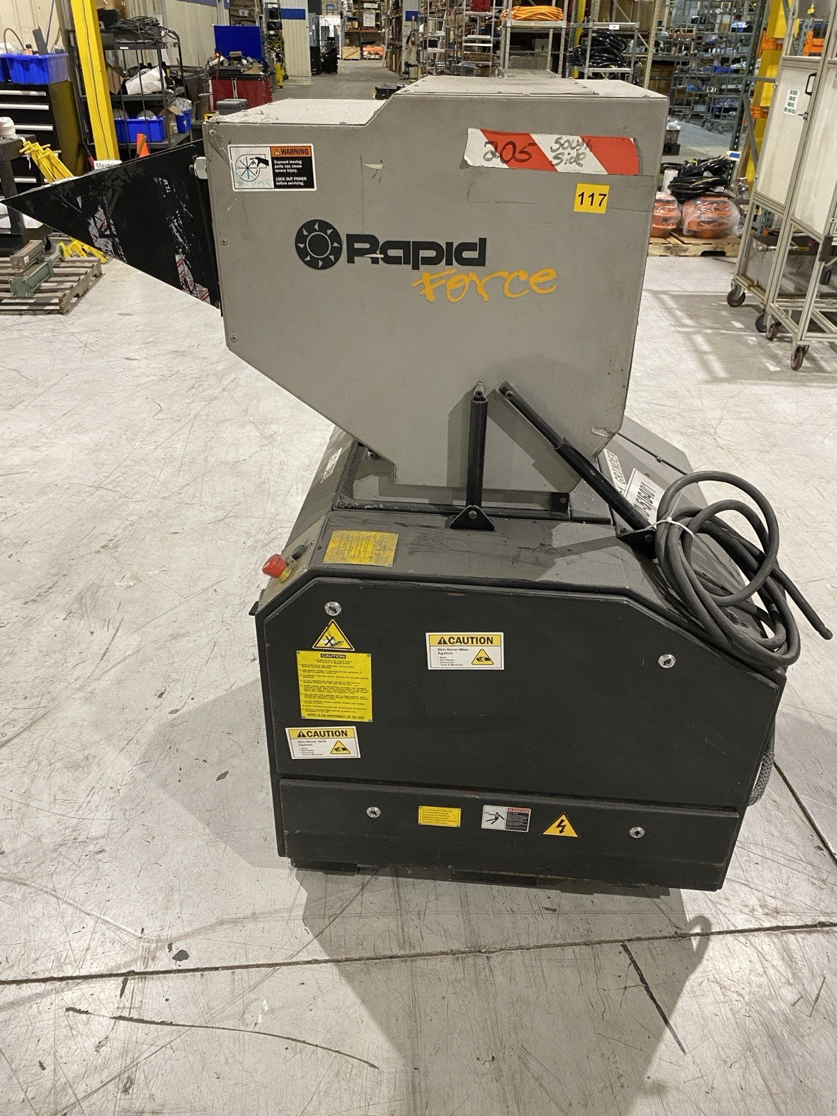 F-19 | Rapid Force Plastic Granulator 480V 3ph - Used - Maverick Industrial Sales