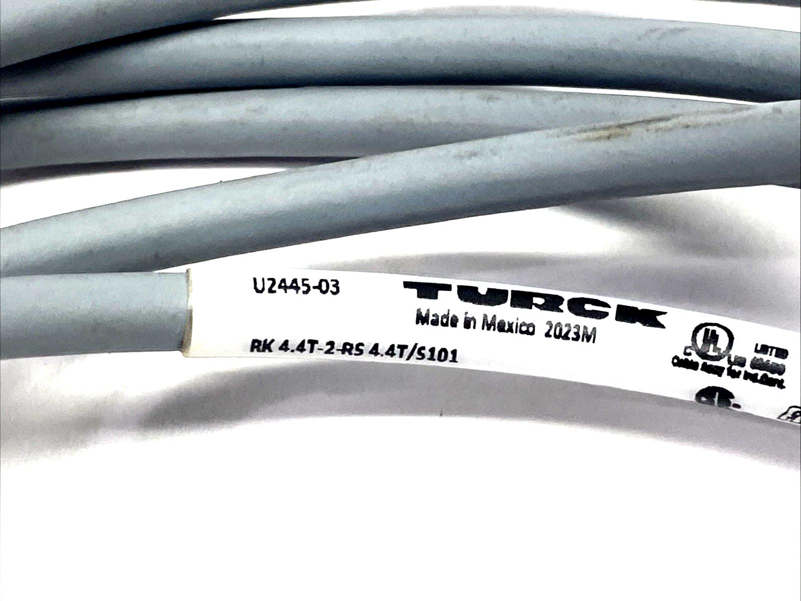 RK 4.4T-2-RS 4.4T/S101 | Turck Actuator & Sensor Cable M12 4-Pin 2m U2445-03 - Used - Maverick Industrial Sales