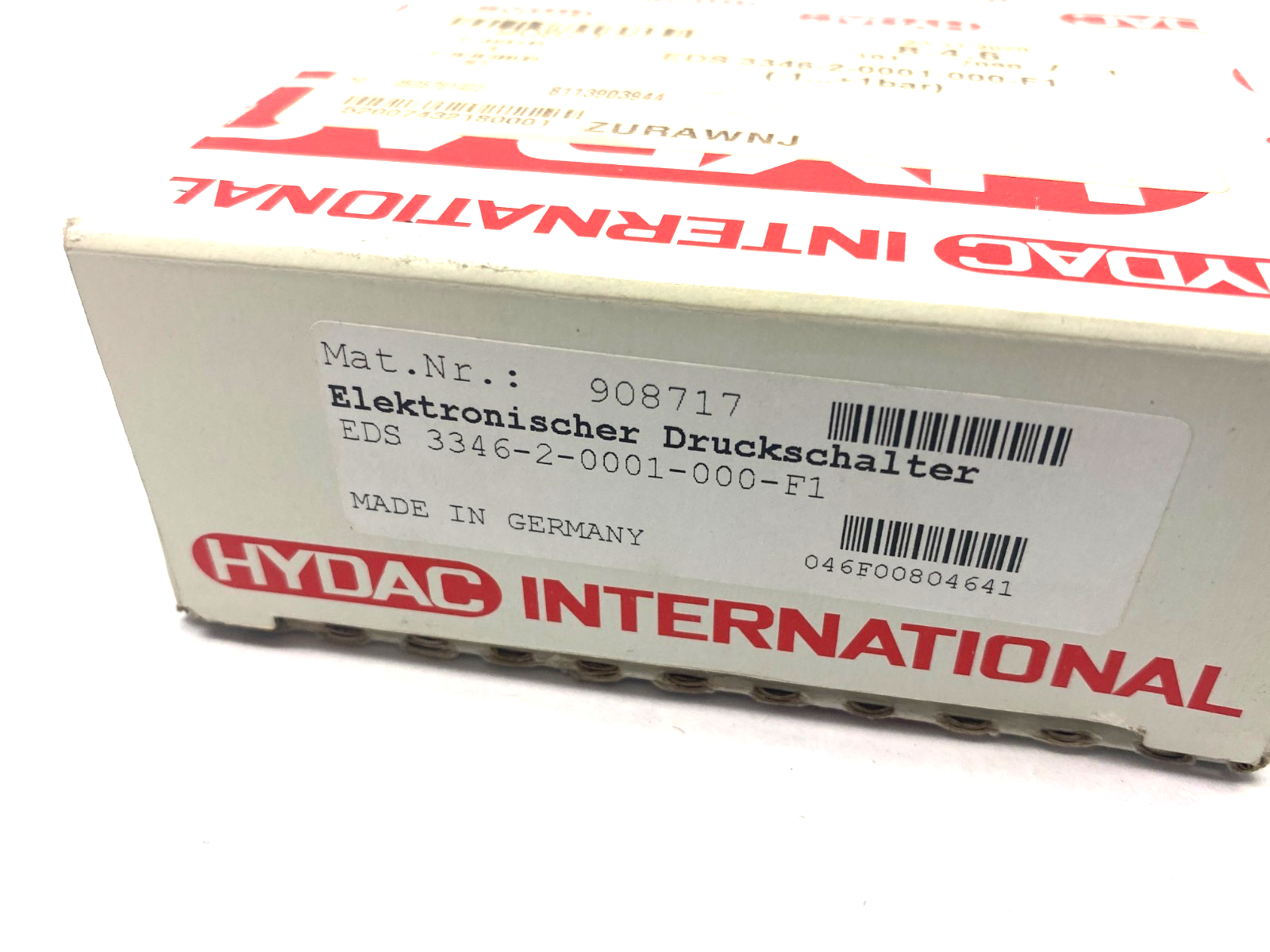 Hydac EDS 3346-2-0001-000-F1 Configurable Pressure Switch 908717 - Maverick Industrial Sales