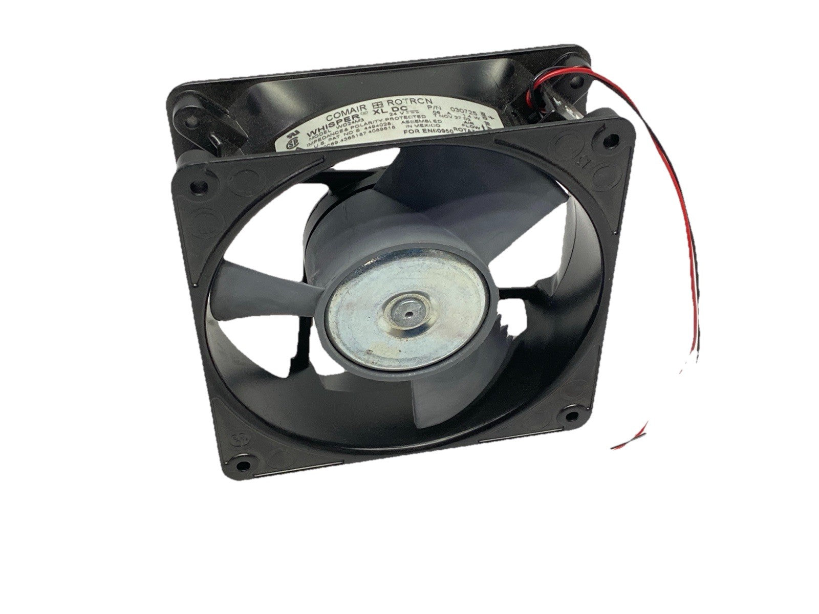 030725 | Comair Rotron Whisper XL DC Fan 0.6A 24V 1.4W WD24M3 - Used - Maverick Industrial Sales