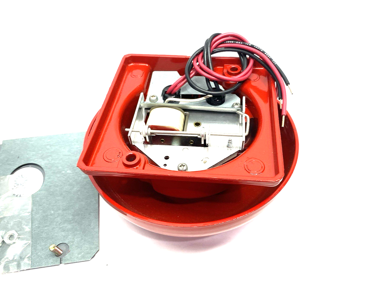 439D-6AW-R | Edwards Signaling Firebell Fire Alarm Bell, Vibrating, Red, 6" Dia. - New – Open box - Maverick Industrial Sales