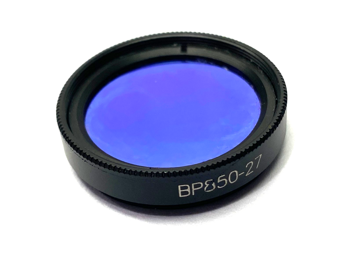 BP850-27 | Midwest Optical Bandpass Filter, 820-910nm Useful Range, M27 - Used - Maverick Industrial Sales