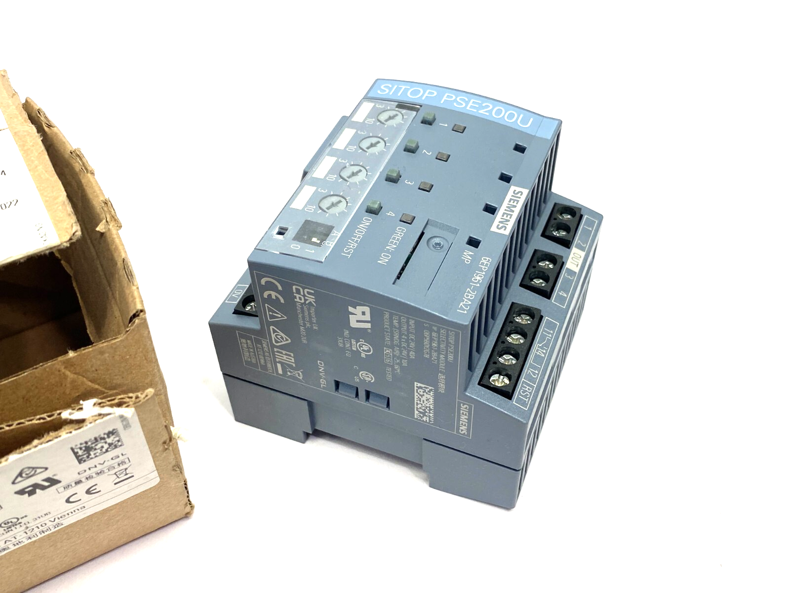 Siemens 6EP1961-2BA21 SITOP PSE200U Selectivity Module, 4-Channel Output - Maverick Industrial Sales