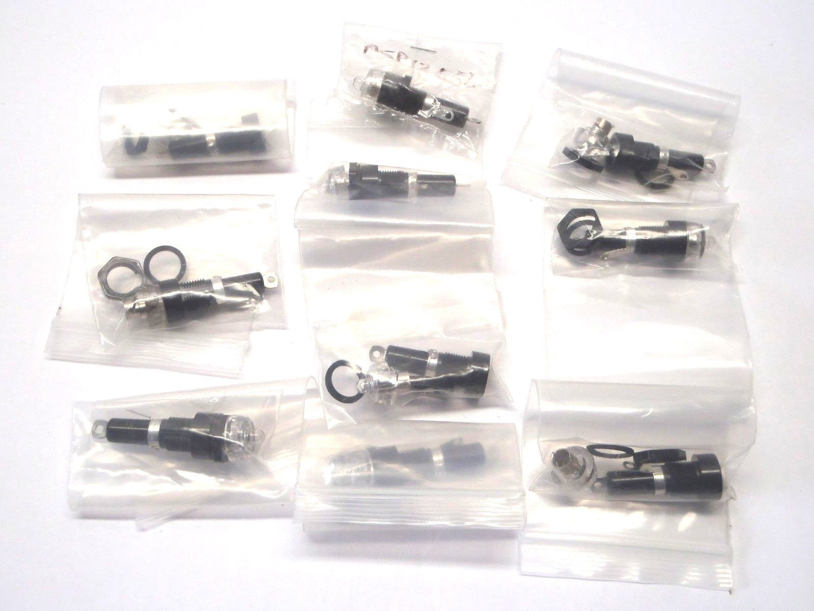 Westinghouse 15A 250VAC 1/4" X 1/4" Inch Visual Indicating Fuse Holder LOT OF 10 - Maverick Industrial Sales