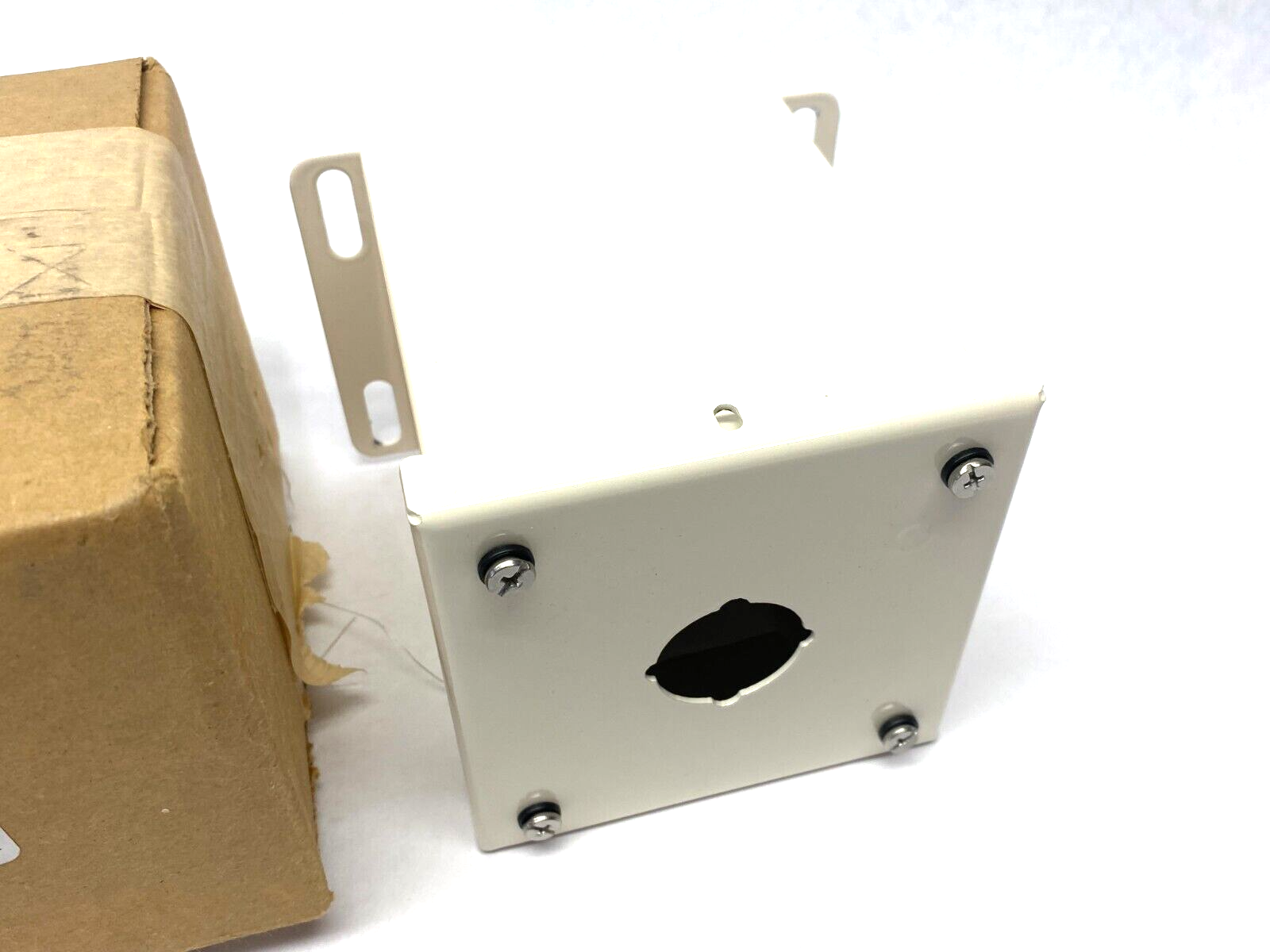 Saginaw Control & Engineering SCE-1PBX Extra Deep Pushbutton Enclosure White 1-H - Maverick Industrial Sales