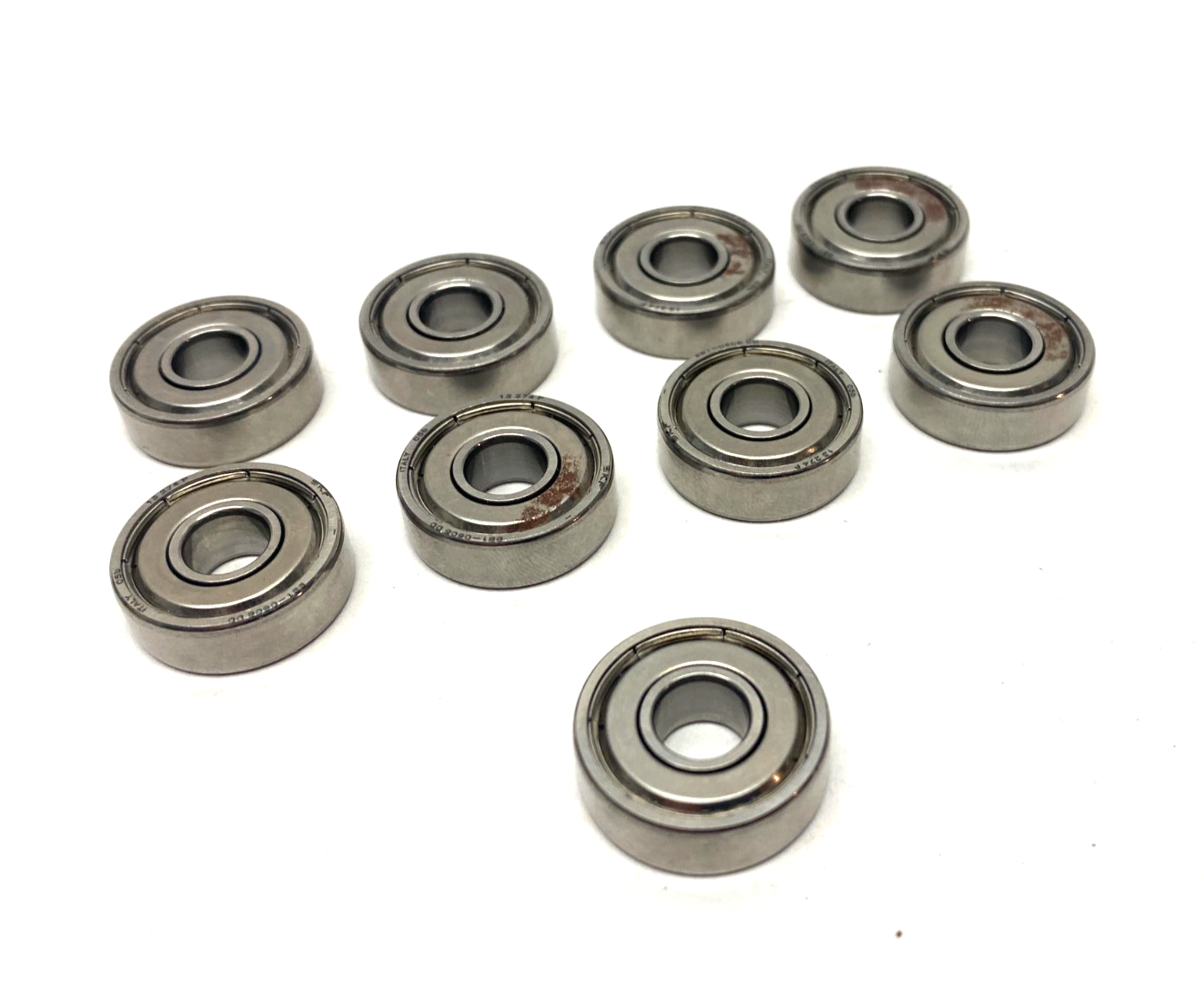 SKF 608-2Z Shielded Radial Ball Bearing LOT OF 9 - Maverick Industrial Sales